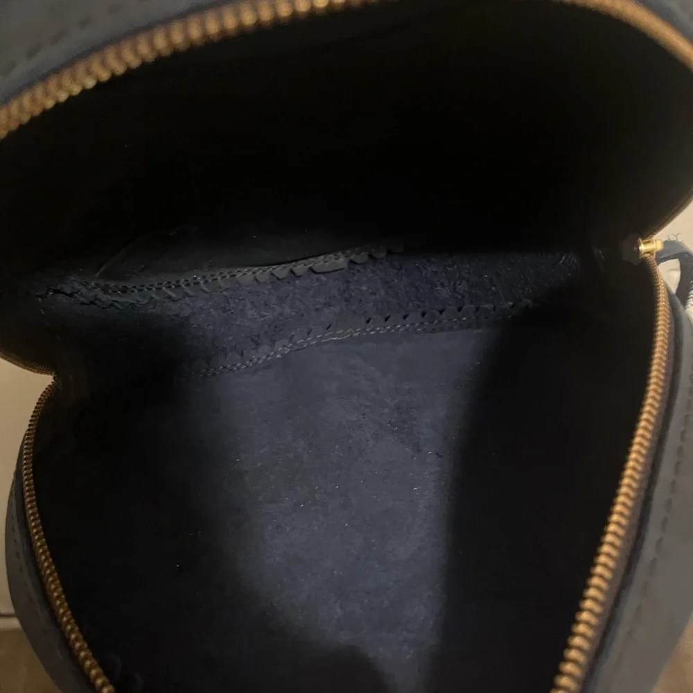 Portland Leather Deep Water Large Circle Crossbody - Picture 7 of 8